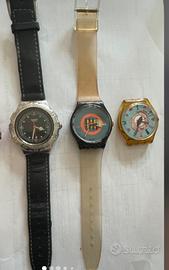Tre orologi Swatch per collezionisti vintage