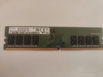 RAM 8GB DDR4 2666MHz Samsung DIMM per PC Desktop 