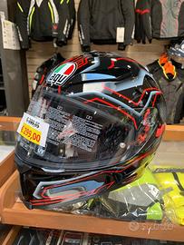 Casco integrale in fibra agv k5 s doppia visiera