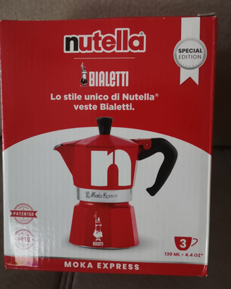 Moka bialetti nutella nuova sigillata