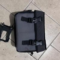 Borsa al manubri, borsa doppia per bici da 46 L