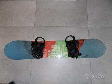 Tavola snowboard HEAD 138cm con attacchi SALOMON