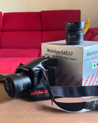 Mamiya 645 AF + 80mm +45mm