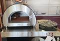 Forno legna gas ibrido alfa refrattario pizza fier