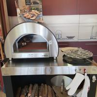 Forno legna gas ibrido alfa refrattario pizza fier