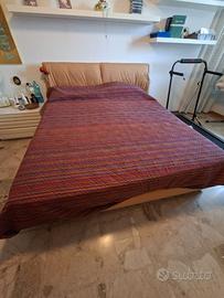 Letto matrimoniale Flou tessuto + materasso