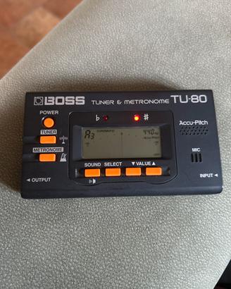 Accordatore e metronomo BOSS TU-80