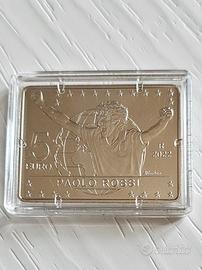 Moneta argento Paolo Rossi 