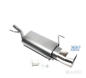 SILENZIATORE DI SCARICO PER OPEL ASTRA 1998-2009 x