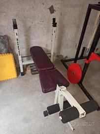 panca inclinabile gold's gym da allenamento