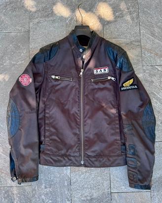 Giubbotto moto Gas Honda tg. L marrone/nero