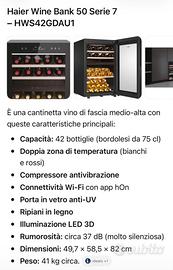 Haier Wine Bank 50 Serie 7 - HWS42GDAU1