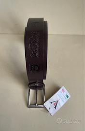 Cintura in vera pelle lunghezza 120 cm