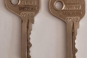 Chiave FIAT Originale Portiera auto Cromodora