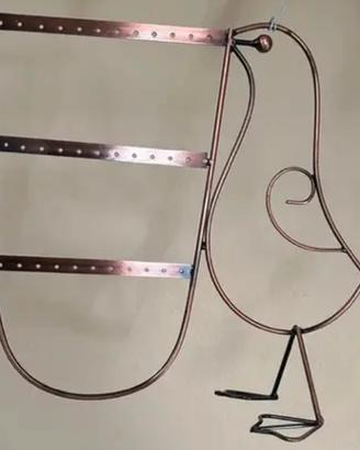 PORTA ORECCHINI IN RAME.