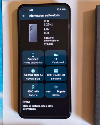 Asus Zenfone 9 8/256 nero