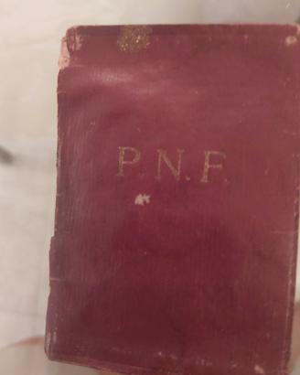 documenti antichi epoca fascista 