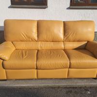 Divano pelle 3 posti - Natuzzi
