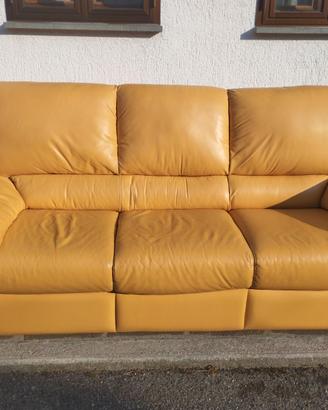 Divano pelle 3 posti - Natuzzi