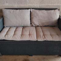 Divanetto in rattan