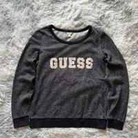 Felpa GUESS taglia M grigio scuro