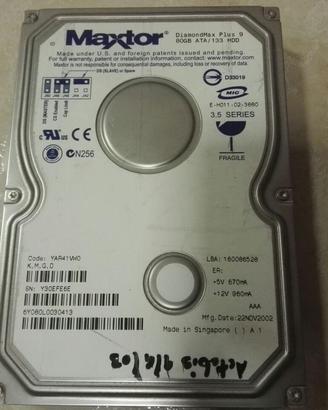 Hard Disk Maxtor DiamondMax Plus 9 80 GB ATA-133