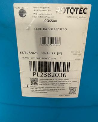 Autoclave (Cisterna accumulo e Pompa)