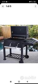 barbecue  a carbonella con coperchio  -nuovo