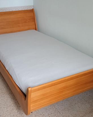 Letto in 1 piazza king size + materasso in lattice