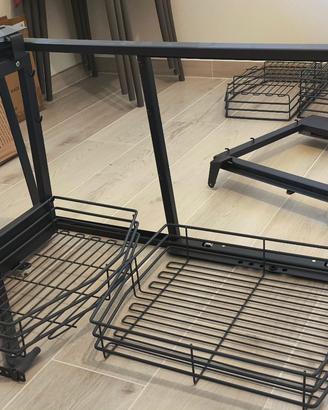 DOPPIO Organizer cucina per cassetto angolare