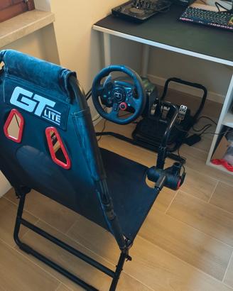 volante + pedaliera + sedile Logitech g29