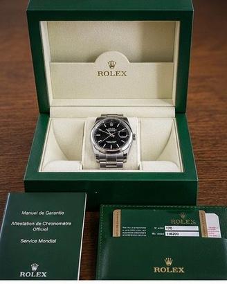 ROLEX DATEJUST 36 REF. 116200 NERO – FULL SET