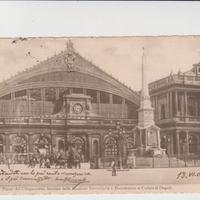 cartolina stazione Roma 1905