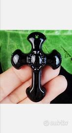 Croce in agata naturale 