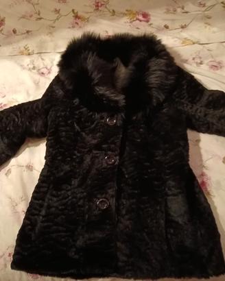 Pelliccia nera vintage