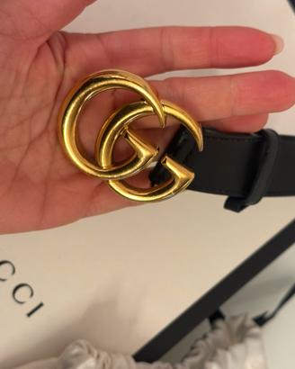 Marmont gucci belt