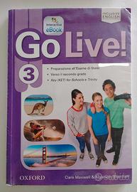 Libro di inglese per scuole medie Go Live! 3