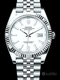Rolex DJ 41 bianco 126334 jubilee 2025 like new 