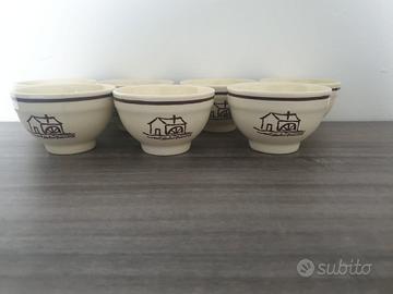 Mulino Bianco  set da 5 coccini vintage