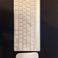 Tastiera apple keyboard wireless e magic mouse