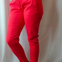 Pantaloni Terranova rosso corallo.  taglia L