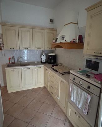 Cucina componibile ad angolo italiana anta legno