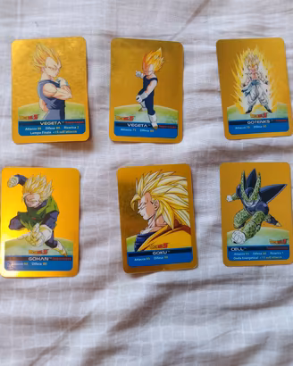 lamincard oro di dragoball 