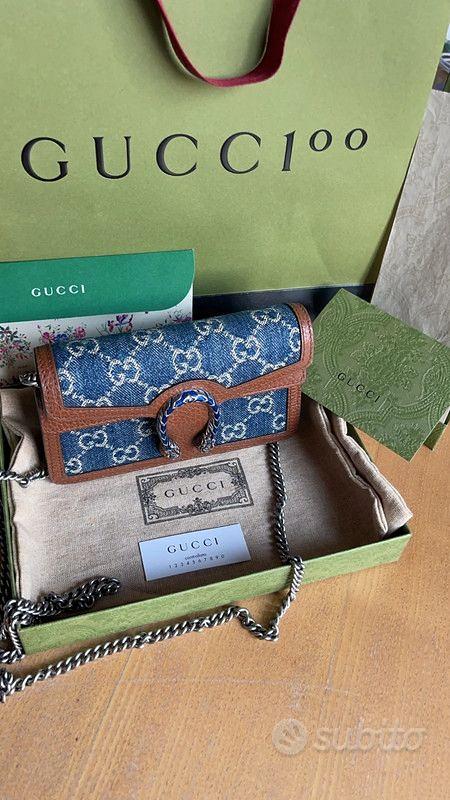 Gucci Borsa a tracolla Mini Dionysus in pelle nera in vendita su 1stDibs