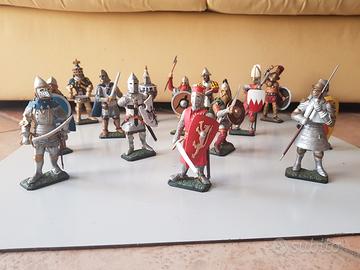 Collezione soldatini medievali piombo De Agostini