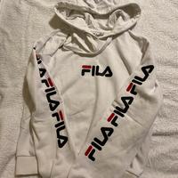 Felpa fila bianca con scritte taglia XS