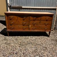 Cassettiera vintage legno