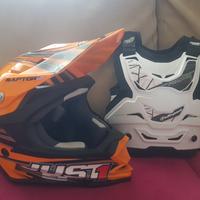 casco e paraschiena bambino