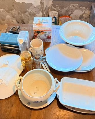 Stock stoviglie e ceramiche spaiate da cucina