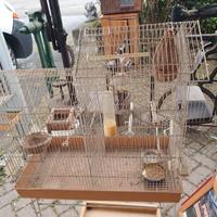 Gabbia per piccoli Uccelli con piedistallo
